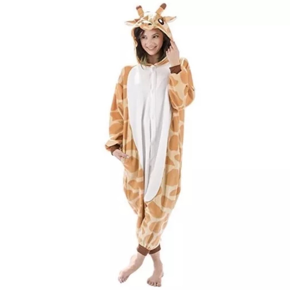 Emolly giraffe onesie pajama costume